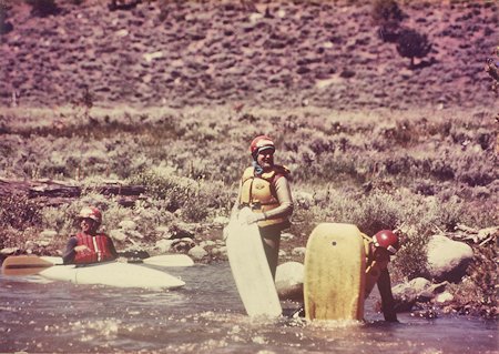 Fast-water rescue training