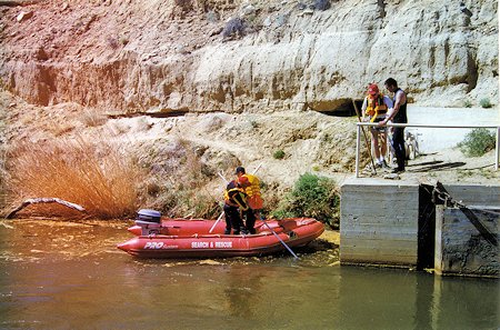 Searching the Los Angeles Aquaduct for missing person