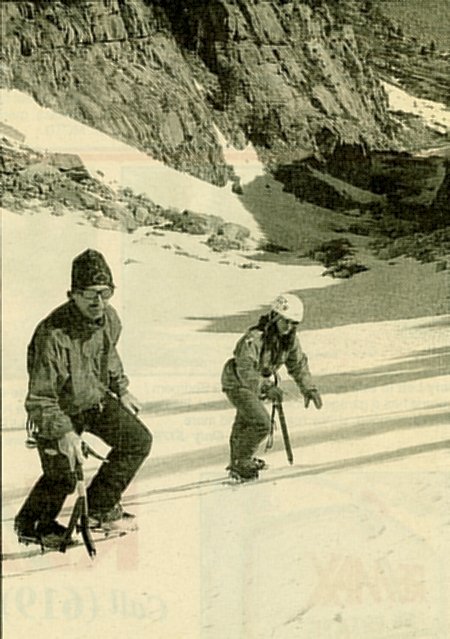 Doug and Sharon Nidever are climbing companions, as well as husband and wife