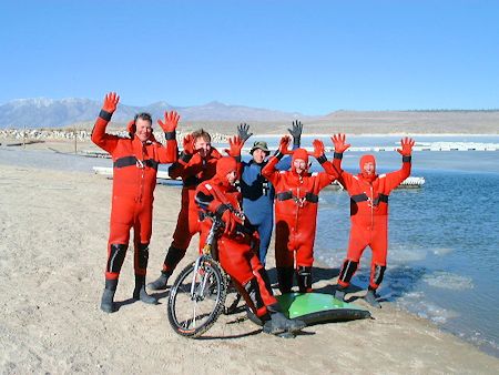 Lake Ice Rescue Training at Crowley Lake - March 3, 2002