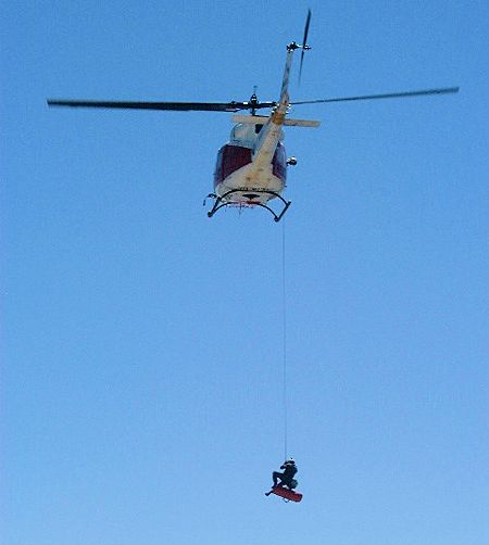 Helicopter Training at Mammoth Airport - June 29, 2002