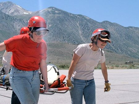 Helicopter Training at Mammoth Airport - June 29, 2002