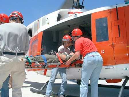 Helicopter Training at Mammoth Airport - June 29, 2002