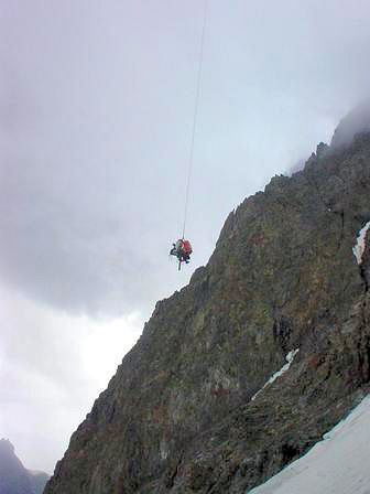 These guys landed with crampons on and 150lbs of gear!