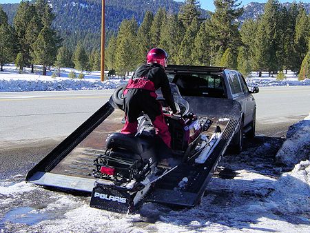 Snowmobile Training at Devil's Punch Bowl