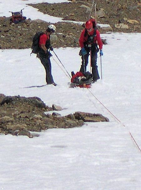 Second belay well underway - DM Photo