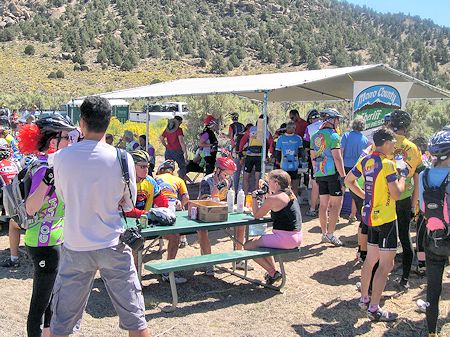 Fall Century Ride lunch stop