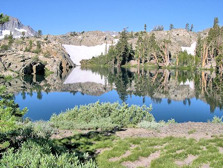 Pretty lake in the Clark Lakes area