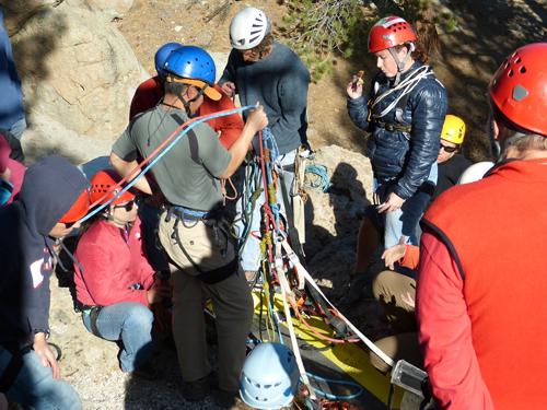 High Angle Rigging Training - Jim Gilbreath Photo