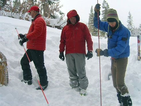 Assemblying Snow Probes