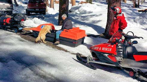 The team can carry more gear and people with the litter