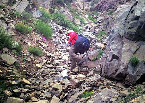 Lundy Canyon Rescue - Joe got the fallen Black Bag