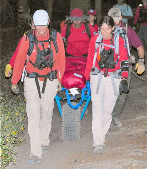 Ops 14-636 - evacuating subject via wheeled litter