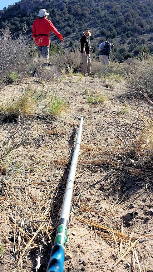 Evaluating a 'trail' of footprints