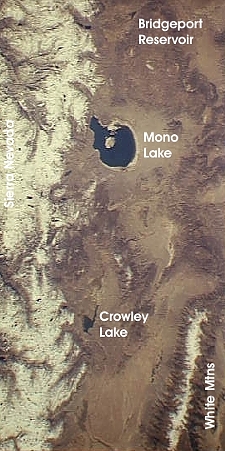 Sierra Nevada and much of Mono County