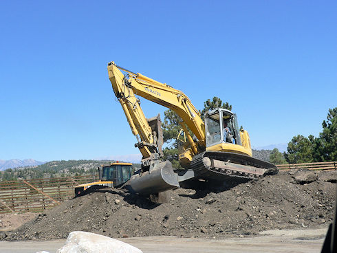 Site grading underway September 1, 2011