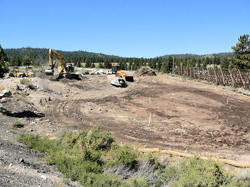 Site grading underway September 2, 2011