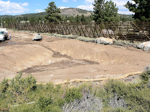 Snow storage sump September 15, 2011