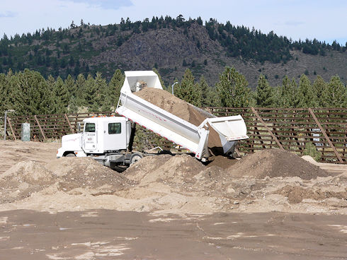 Fill dirt is piling up September 29, 2011