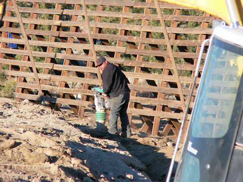Compacting fill over drainage pipe - December 21, 2011