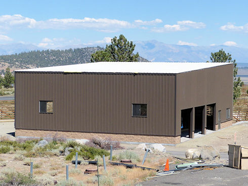 Siding and roof completed - July 20, 2012