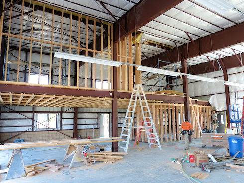 Interior construction - August 31, 2012