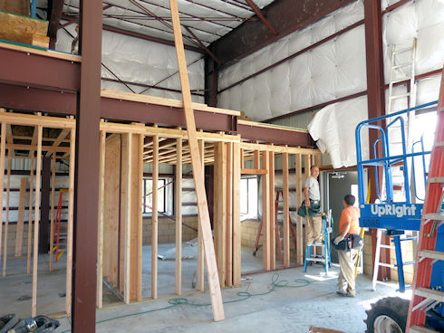 Interior construction - August 31, 2012