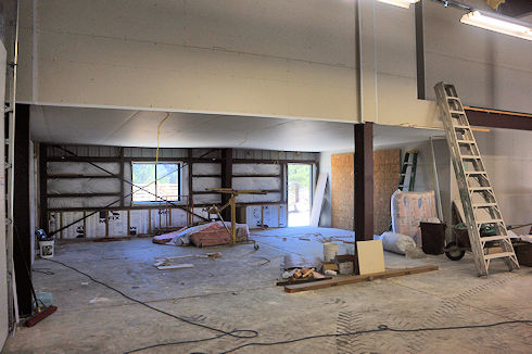 Interior construction - October 29, 1012