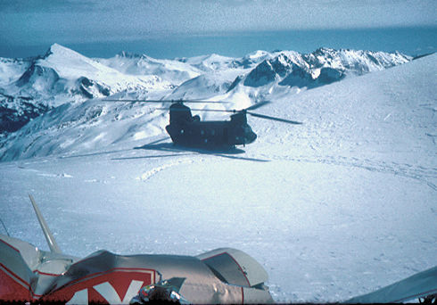 Large Helicopter at Plane Wreck - Gary Guenther Photo