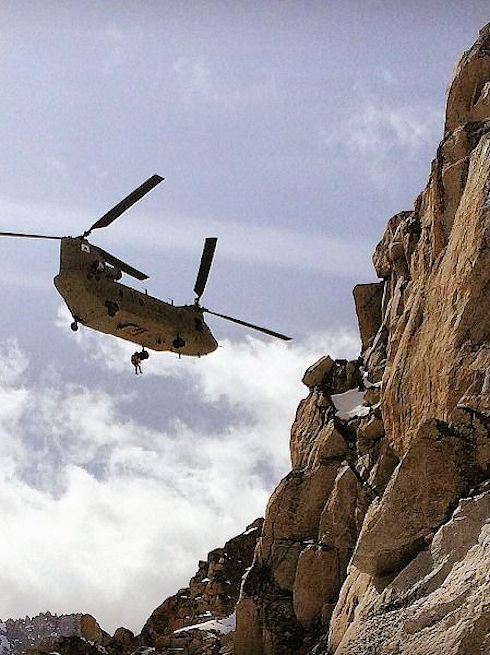 National Guard helicopter rescues injured climber