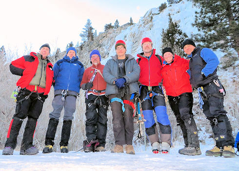 Pete, Barry, Dan, Natai, Chris, Megan and Johnston